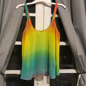 Show me your Mumu sheer tie dye crop top
